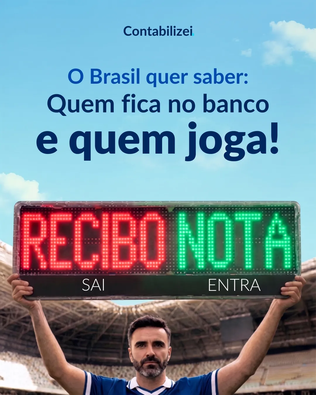 Post do Instagram: O Brasil quer saber quem fica no banco e quem joga